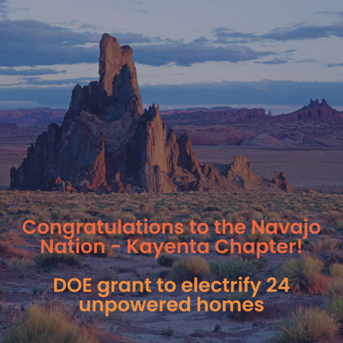 Congratulations to the Navajo Nation - Kayenta Chapter